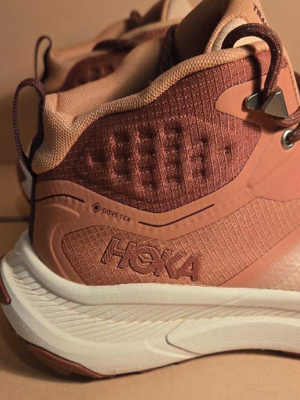 HOKA WOMEN'S TRANSPORT HIKE GORE-TEX ROSE LATTE/BLUSH - Picture 5 of 15